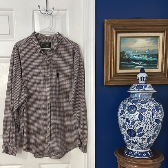 Men’s Abercrombie & Fitch Checked Long Sleeve Cotton Buttondown Size XL - Picture 1 of 5
